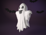 Ghost papercraft DIY | PDF, SVG | Printable Template | Cricut, vue 3