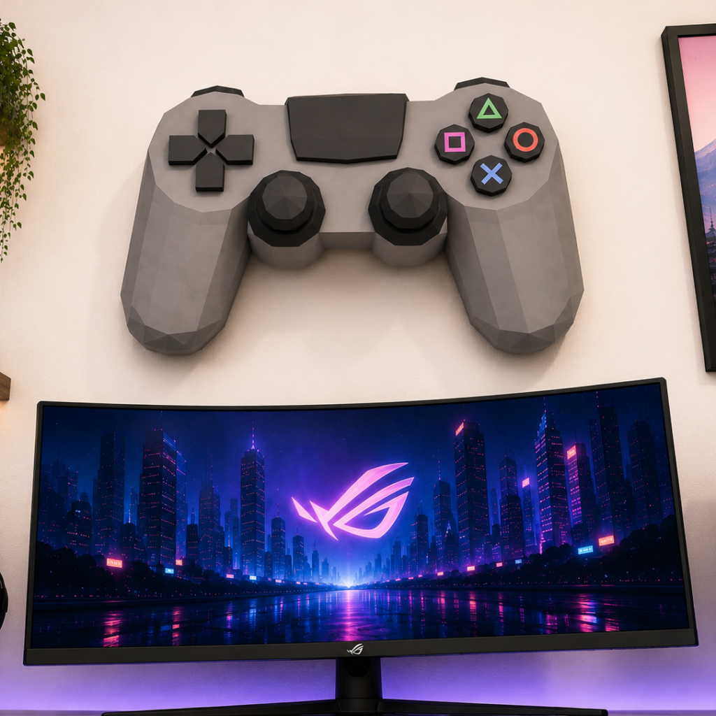 Game Controller Wall Decor | Gaming Room Decor | PDF,SVG | | Cricut, vue 2