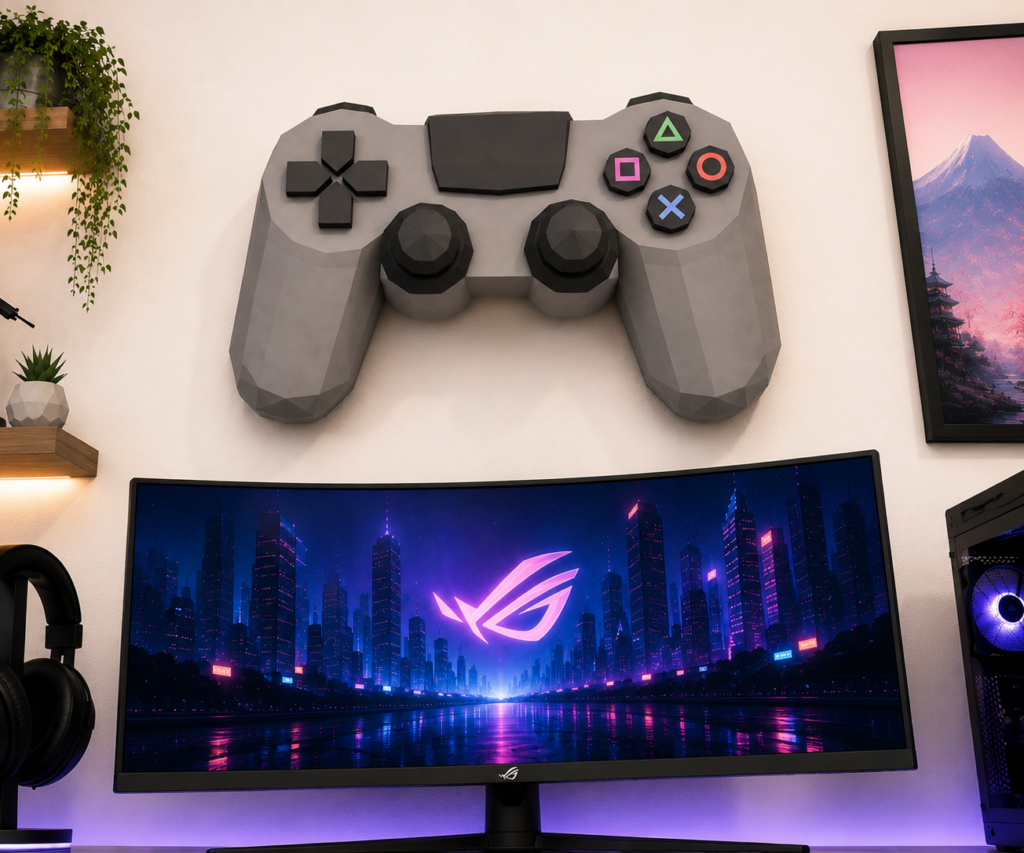 Game Controller Wall Decor | Gaming Room Decor | PDF,SVG | | Cricut, vue 3