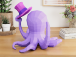 Octopus papercraft DIY | PDF , SVG | Printable Template | Cricut, vue 5