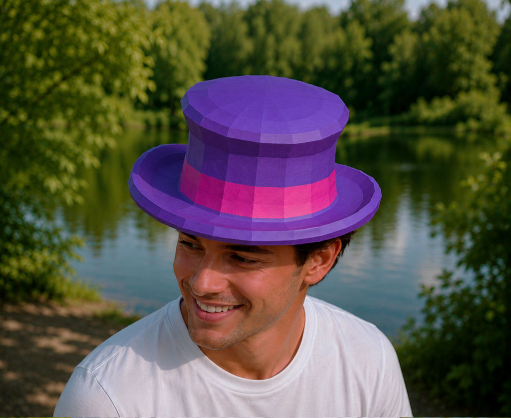 Hat Papercraft DIY | PDF, SVG | Printable template | Cricut, vue 4