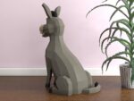 Donkey Papercraft DIY | PDF, SVG | Printable Template | Cricut, vue 5
