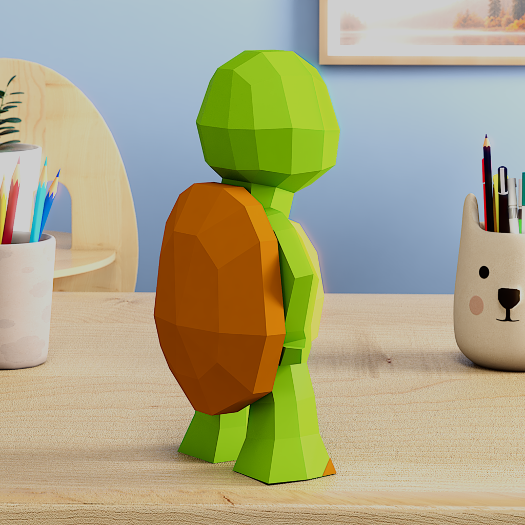 Turtle papercraft | PDF,SVG | DIY Printable Template | Cricut, vue 2