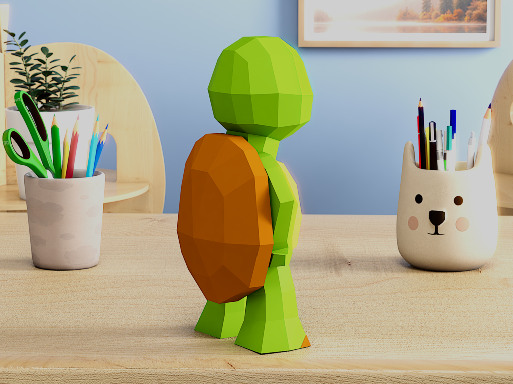 Turtle papercraft | PDF,SVG | DIY Printable Template | Cricut, vue 3