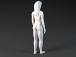 Woman body papercraft 3d | PDF, SVG | Printable Template | Cricut | DIY | low poly, vue 6