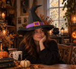 Witch's hat papercraft DIY | Halloween | Printable template | PDF , SVG | Cricut, vue 7