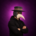 Papercraft Plague Doctor Mask | Halloween Wall Decor, view 2