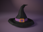 Witch's hat papercraft DIY | Halloween | Printable template | PDF , SVG | Cricut, vue 5