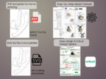 Donkey Papercraft DIY | PDF, SVG | Printable Template | Cricut, vue 3
