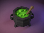 Witch Cauldron Papercraft DIY | Halloween decor | PDF, SVG | Cricut, vue 4