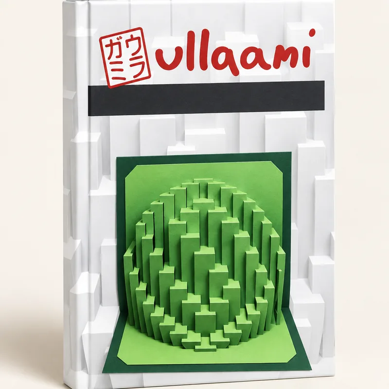 Livre de pop-ups géométriques en kirigami