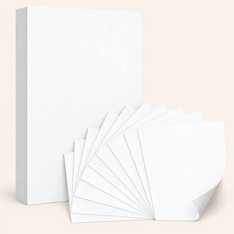 Pile de feuilles de papier blanc A4 160 g
