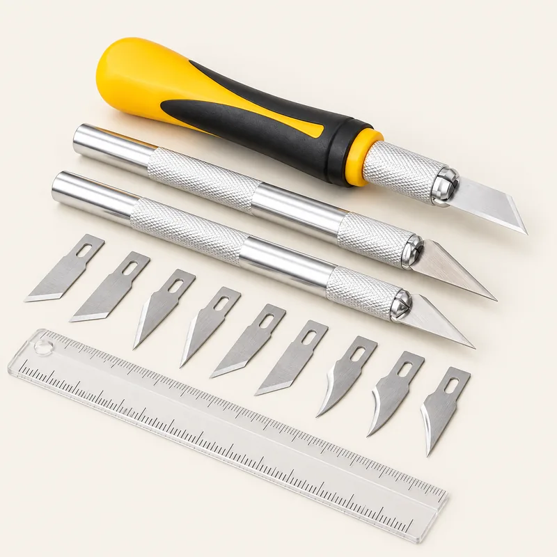 Set de scalpels de précision et lames de rechange