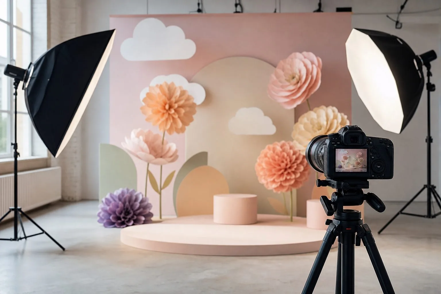 Décor en papier pour shooting photo et vidéo